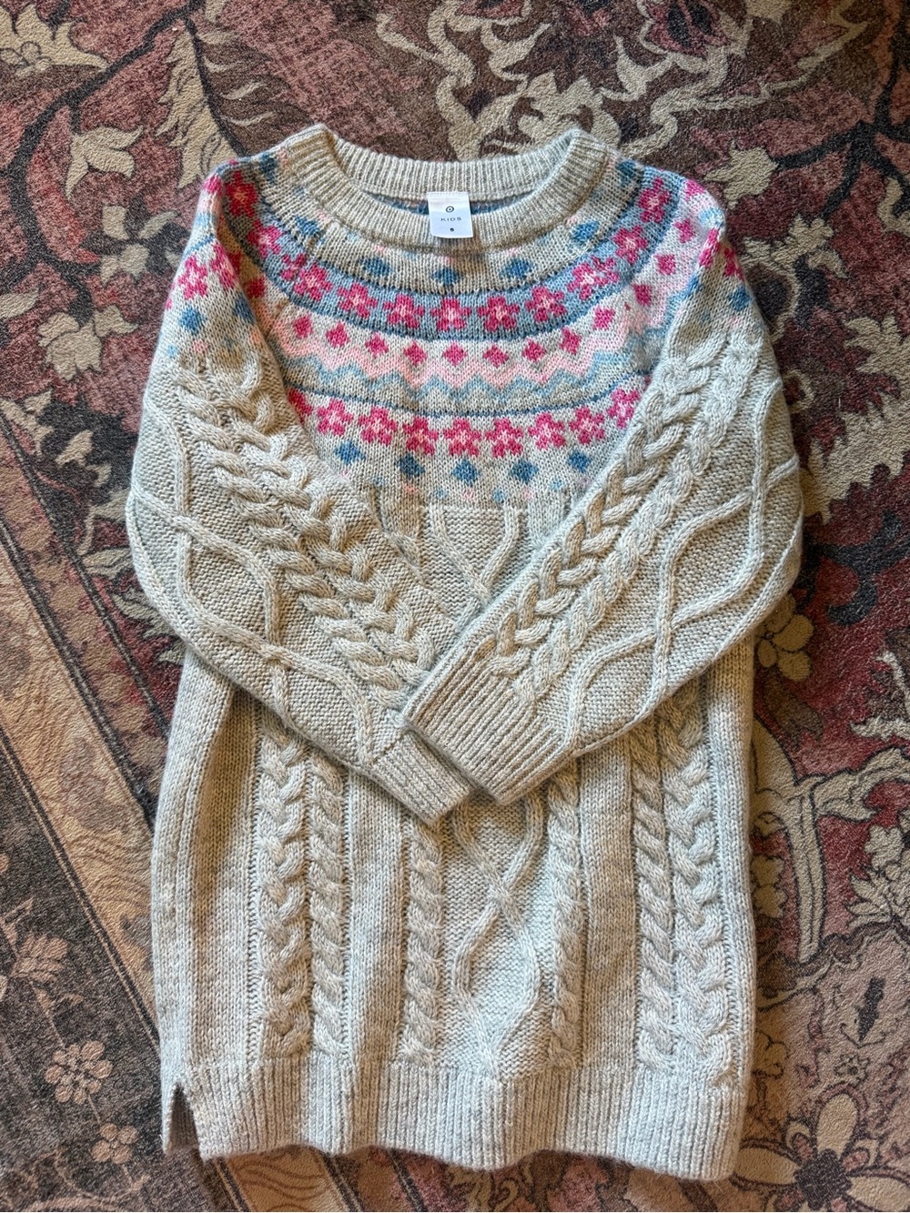 Kids sweater dress knit
